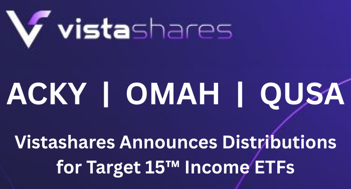 VistaShares Announces September 2025 Distributions for the Target 15 Family of ETFs